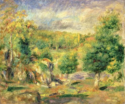 Pont-Aven, 1892 door Pierre Auguste Renoir